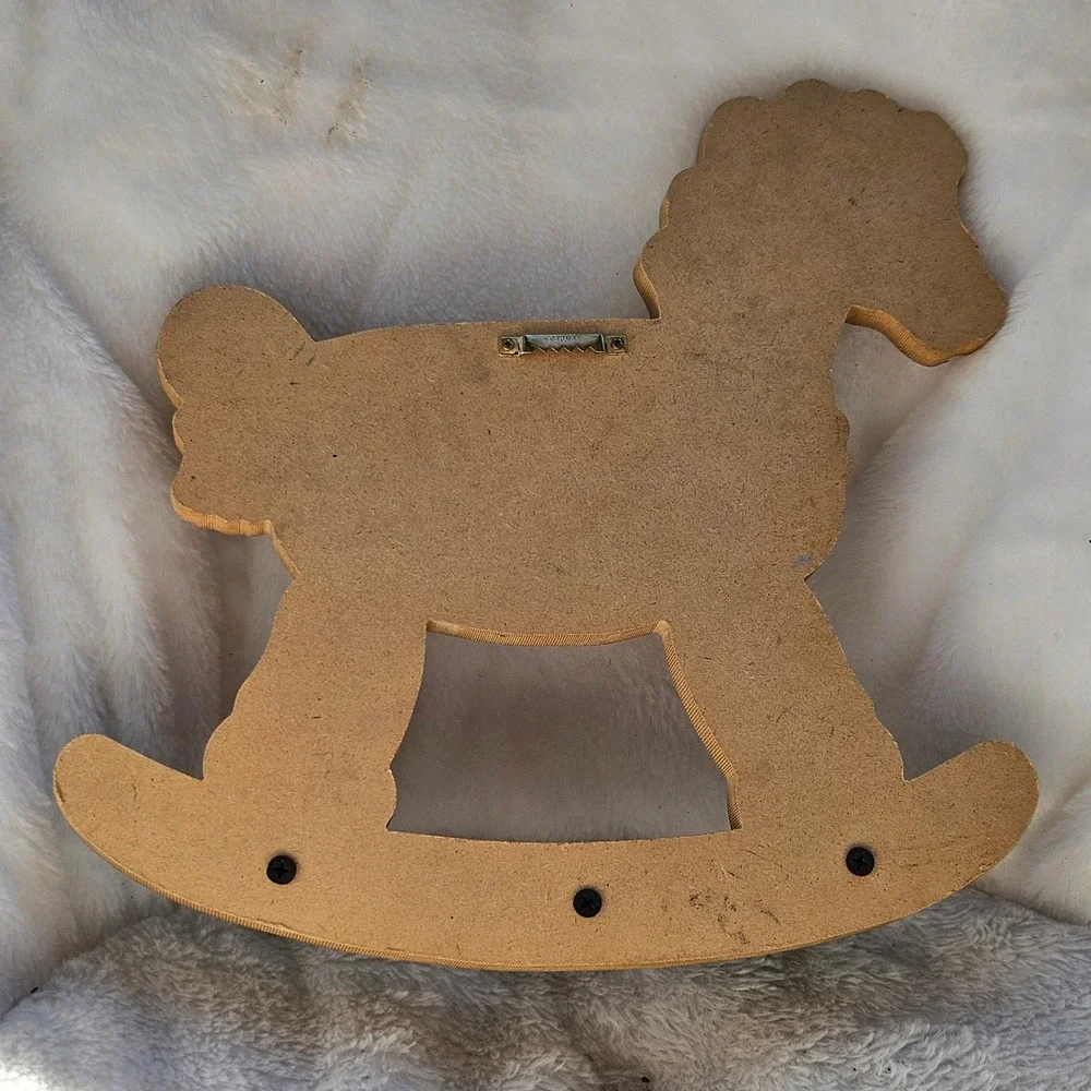 Vintage Rocking Horse Wall Decor God's Biggest Blessings Are Little Ones baby - Picture 5 of 10
